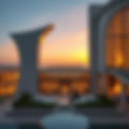 Stunning architectural view of Address Residences Dubai Opera