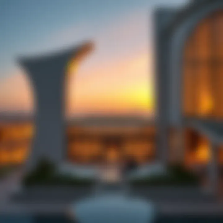 Stunning architectural view of Address Residences Dubai Opera