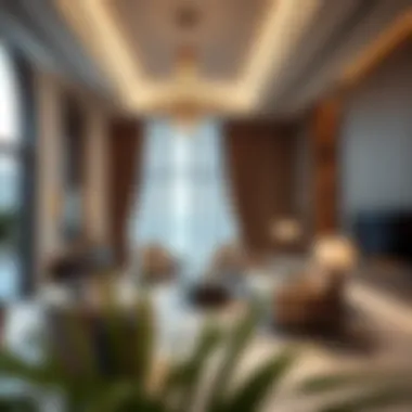 Luxurious interior design showcasing elegance and comfort