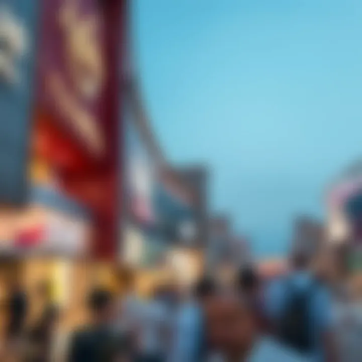 Panoramic view of Adib Etihad Mall in Dubai