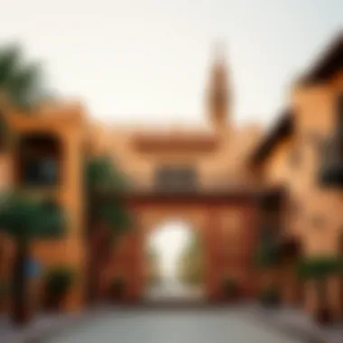 Cultural landmarks in Al Jaddah highlighting the neighborhood's rich heritage