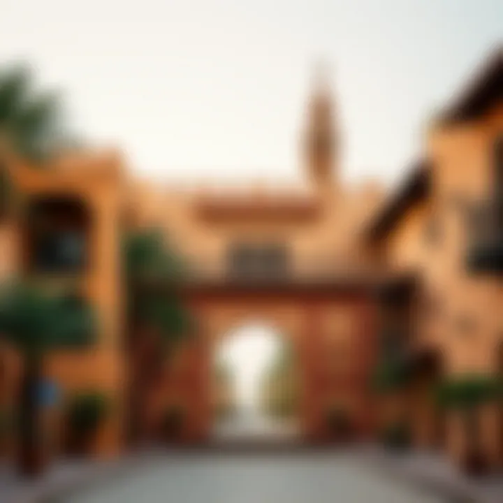 Cultural landmarks in Al Jaddah highlighting the neighborhood's rich heritage