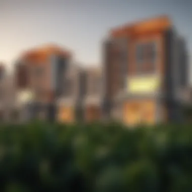 Luxurious residential complex in Al Jaddah illustrating real estate opportunities