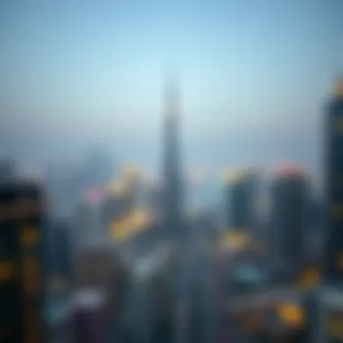 An overview of Dubai showcasing Benghatti's contributions