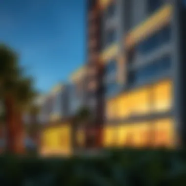 A luxurious residential project developed by Benghatti in Dubai