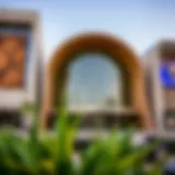 Architectural marvel of City Walk Cinema showcasing contemporary design