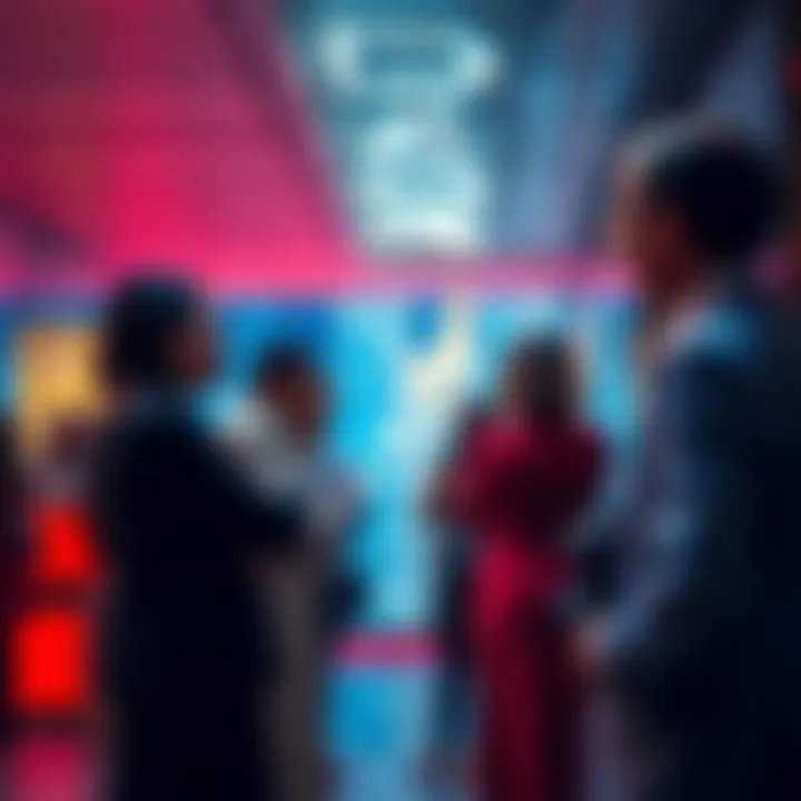 Investment Insights at Da Vinci Tower Investors exploring opportunities at Da Vinci Tower in a vibrant environment