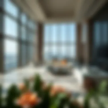 Luxurious Living at Da Vinci Tower Luxurious interior of a penthouse in Da Vinci Tower highlighting modern living