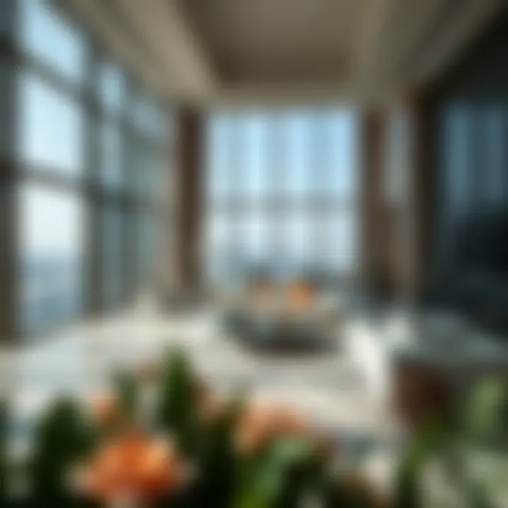 Luxurious Living at Da Vinci Tower Luxurious interior of a penthouse in Da Vinci Tower highlighting modern living