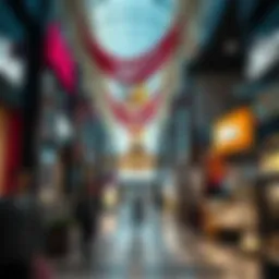 Shopping scene at Deira City Center showcasing various retail options