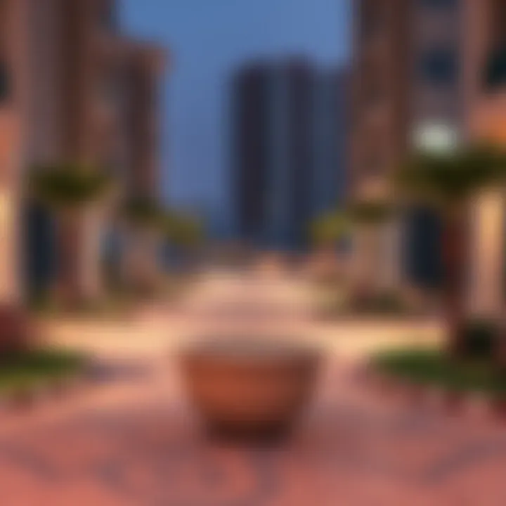 Community amenities surrounding one-bedroom flats in Rashidiya