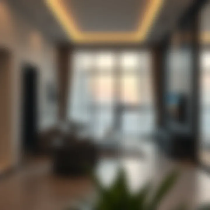 Stunning view of a modern one-bedroom flat in Rashidiya