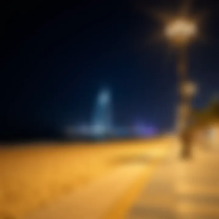 The serene beauty of the Corniche beach