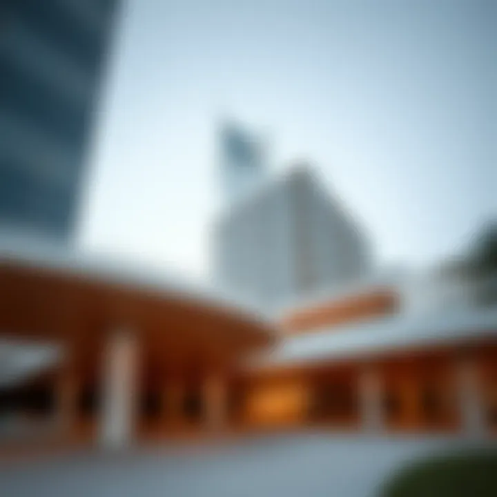 Architectural details showcasing the design philosophy of Al Jeel Tower