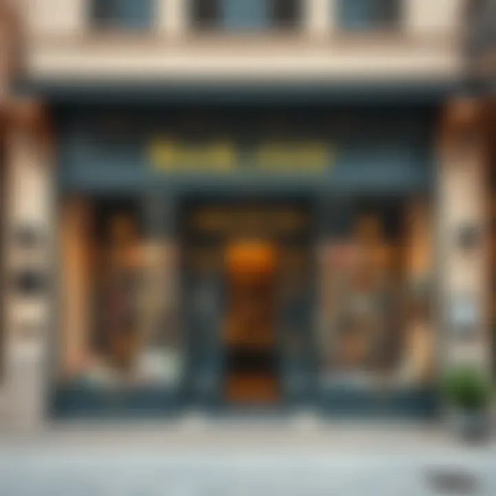 Inviting Storefront of Unique Dubai Bookshop An inviting storefront of a unique Dubai bookshop known for its rare collections.