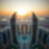 Aerial view of Damac Jebel Ali showcasing its architectural elegance