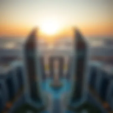Architectural Elegance of Damac Jebel Ali Aerial view of Damac Jebel Ali showcasing its architectural elegance