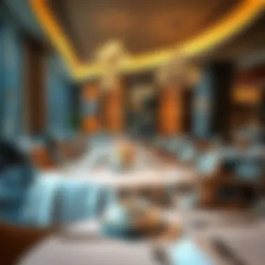 Fine Dining Experience Elegant dining ambiance at a restaurant