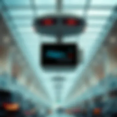 Innovative Parking Guidance Technology High-tech parking guidance system within the car park