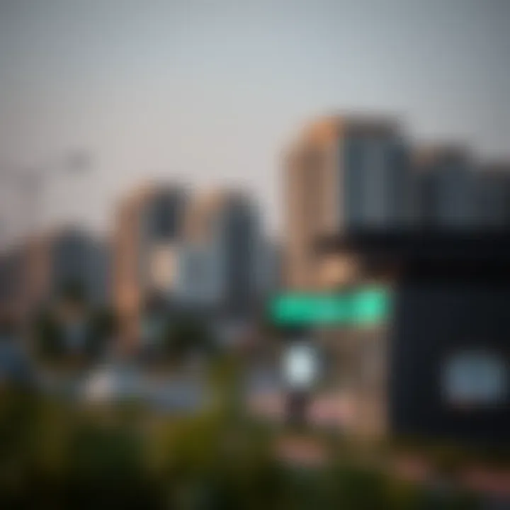 Neighborhood Dynamics Surrounding Dubai Studio City Metro Station Surrounding neighborhood of Dubai Studio City Metro Station highlighting real estate