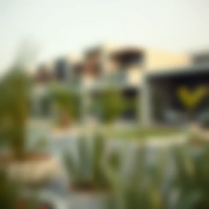 Sustainable Living: Durar Properties' Eco-Friendly Project Sustainable housing project by Durar Properties with green surroundings