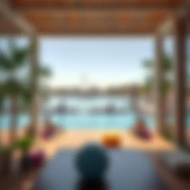 Recreational activities available at a lagoon setting