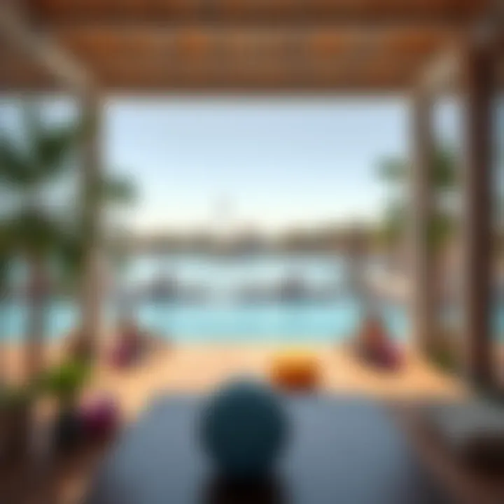 Recreational activities available at a lagoon setting