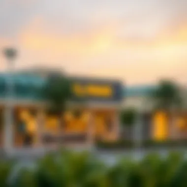 Local amenities in Al Nahda, including shops and parks