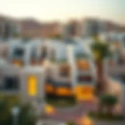 Scenic view of Al Nahda showcasing modern architecture