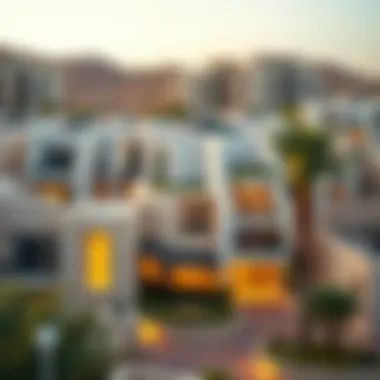 Scenic view of Al Nahda showcasing modern architecture