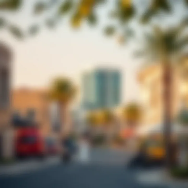 Vibrant neighborhood scene illustrating the appeal of investing in Dubai