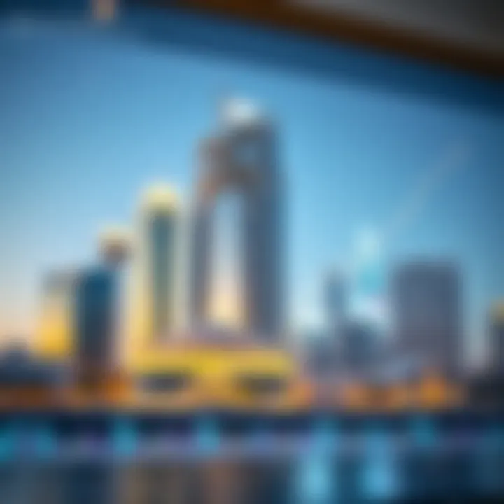 Market analysis graph depicting investment trends in Dubai real estate