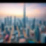 Stunning skyline view of Dubai showcasing Pantheon projects