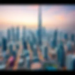 Stunning skyline view of Dubai showcasing Pantheon projects