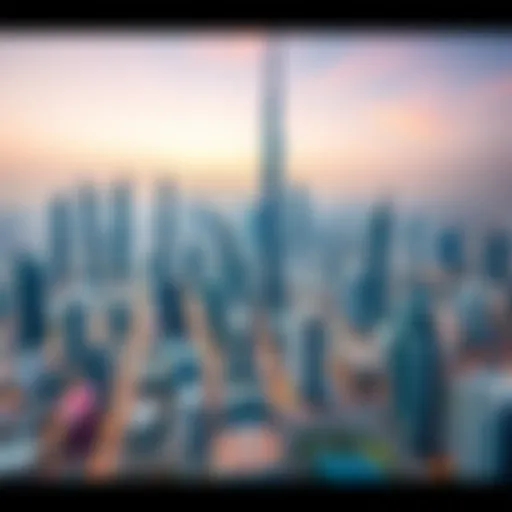 Stunning skyline view of Dubai showcasing Pantheon projects