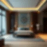 Luxurious bedroom in Barsha showcasing modern decor