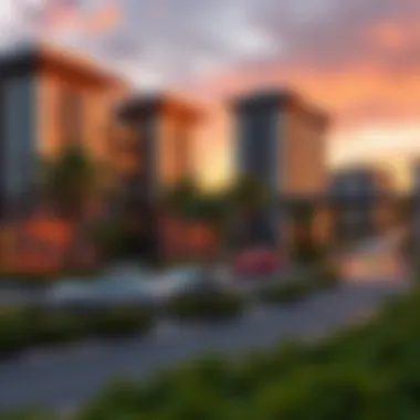 Strategic Location of Sobha Hartland II Strategic location map highlighting accessibility
