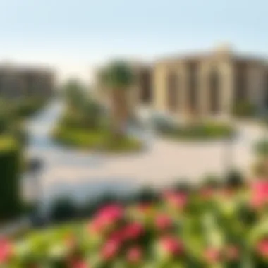 Green spaces and community features in Silicon Oasis