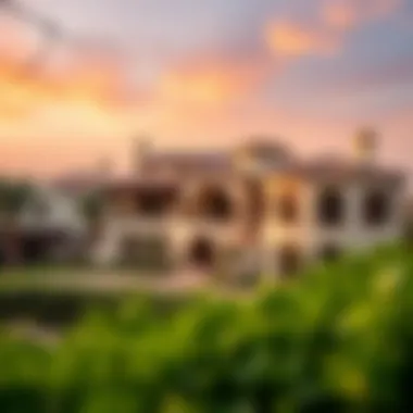 Luxurious villas in Arabian Ranches surrounded by greenery