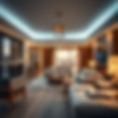 Luxury Living in Dubai Luxurious interior of a Dubai apartment