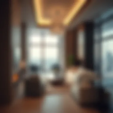Luxurious Living in Dubai Skyview Luxurious interior of a Dubai Skyview apartment