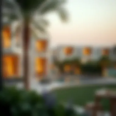 Architectural design exemplifying sustainability in properties overlooking Samana Park