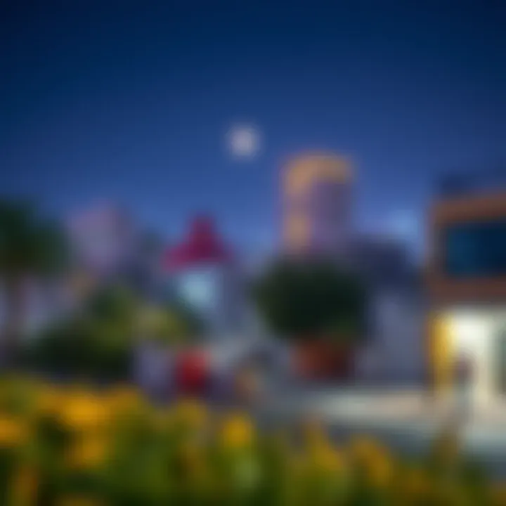 Vibrant community life in the neighborhood adjacent to Samana Park