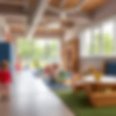 Play Area for Early Development Spacious play area designed for early childhood development