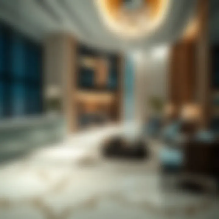 Exclusive amenities and recreational facilities in a Dubai penthouse