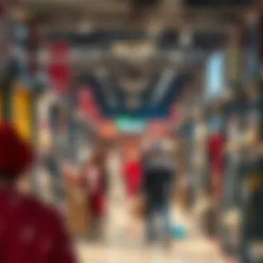 Thrilling Shopping Experience Shoppers enjoying the deals at Jebel Ali warehouse sale