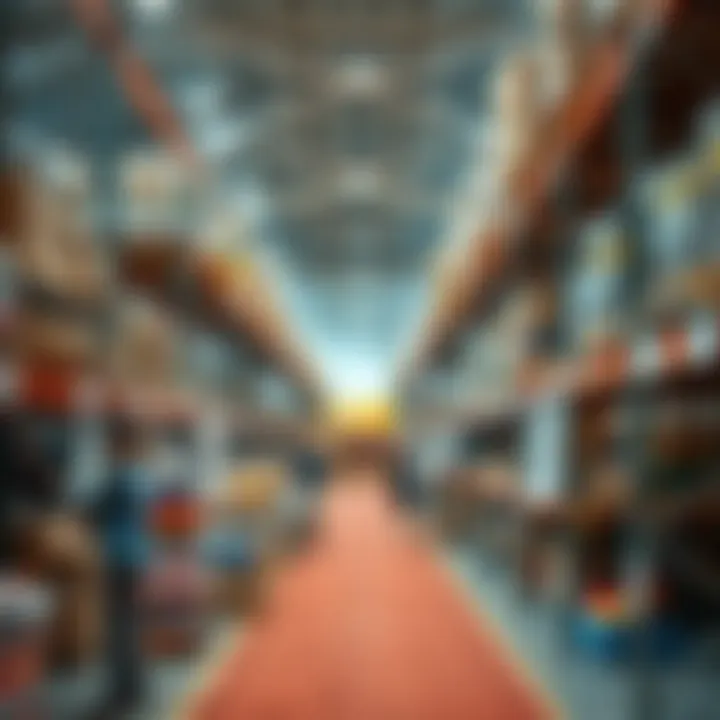 Unbeatable Discounts Significant savings displayed at the warehouse sale