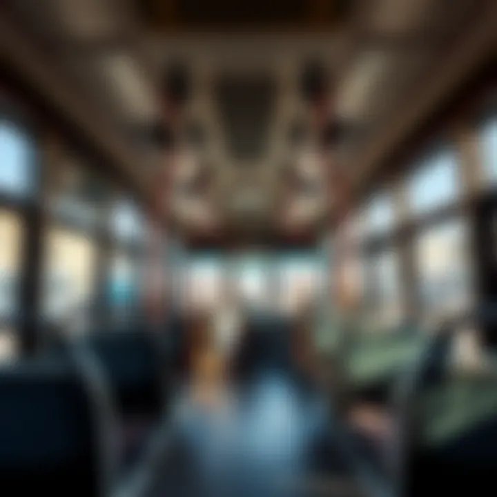 Interior of the F29 Al Wasl Bus Interior of a modern bus on the F29 Al Wasl route