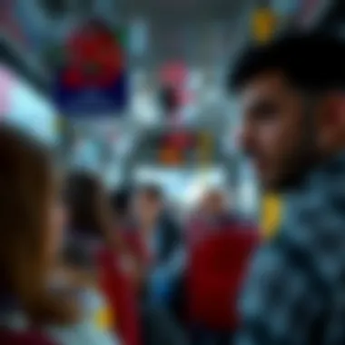 Passengers on the F29 Al Wasl Bus Passengers enjoying their ride on the F29 Al Wasl bus