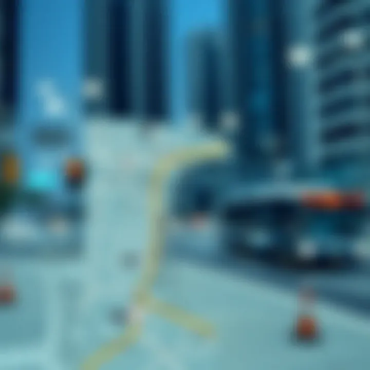 Map of Key Stops on the F29 Al Wasl Bus Route Map of the F29 Al Wasl bus route highlighting key stops